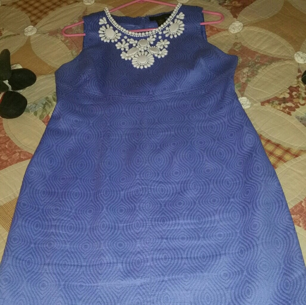 Beaded Periwinkle Dress